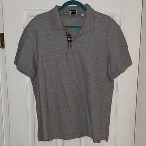 Burberry Classic Gray Polo Shirt for Men